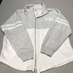 PINK/VICTORIA’S SECRET Zippered Jacket, Size Large